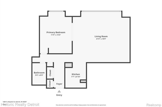 1300 E LAFAYETTE Street 1604, Detroit, MI 48207