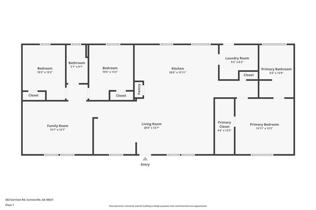 262 Garrison Road, Carnesville, GA 30521