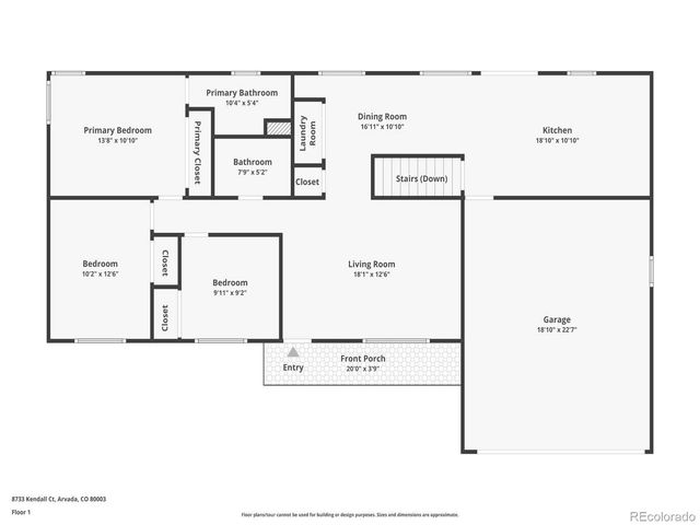 8733 Kendall Court, Arvada, CO 80003
