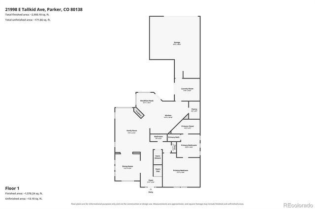 21998 E Tallkid Avenue, Parker, CO 80138