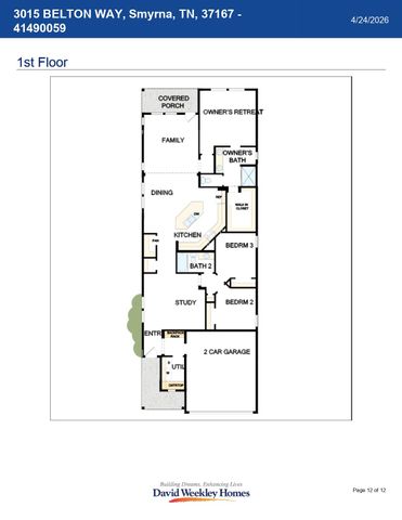 3015 Belton Way, Smyrna, TN 37167