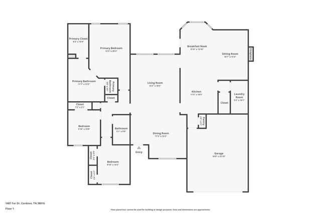 1487 FAR DR, Cordova, TN 38016