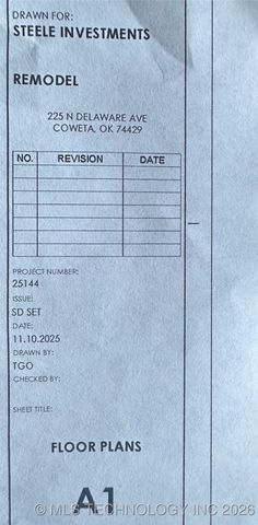 225 N Delaware Avenue, Coweta, OK 74429