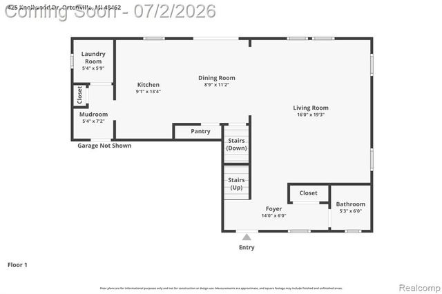 425 Knollwood Drive, Ortonville, MI 48462