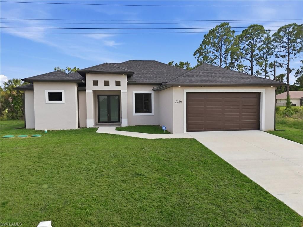 1436 Graham CIR, LEHIGH ACRES, FL 33936 — exterior