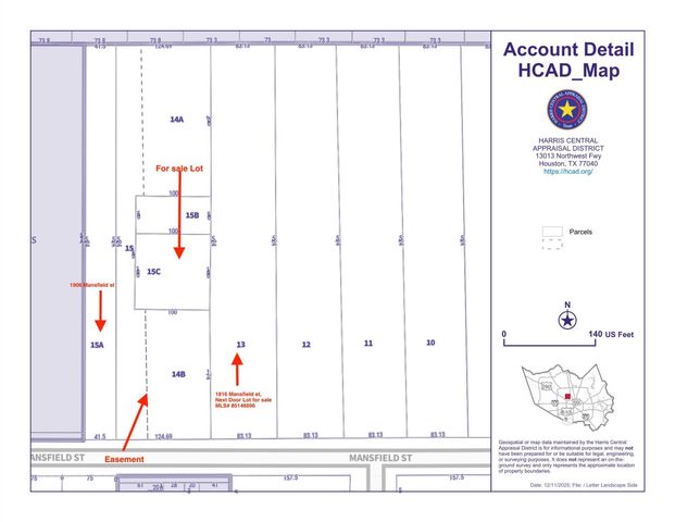 TBD Mansfield Street, Houston, TX 77091