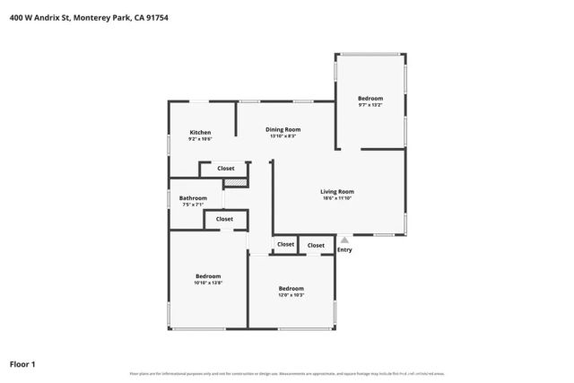 400 W Andrix, Monterey Park, CA 91754