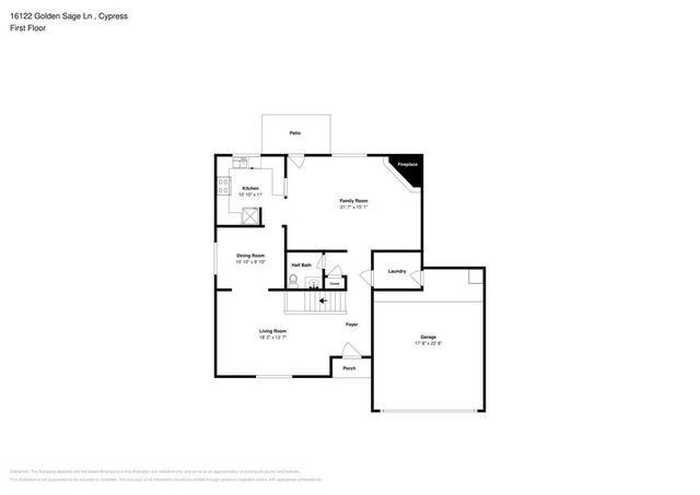 16122 Golden Sage Lane, Cypress, TX 77429