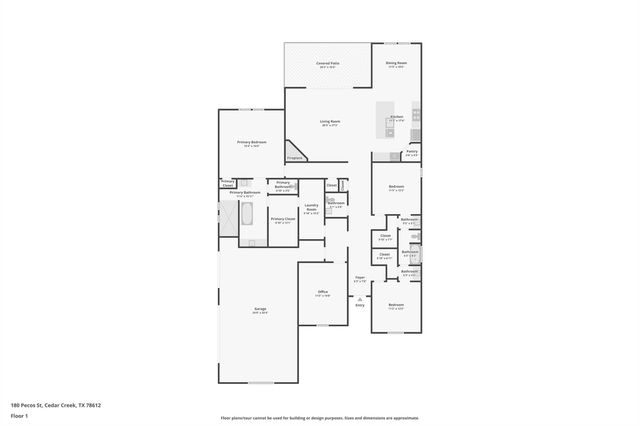 180 Pecos ST, Cedar Creek, TX 78612