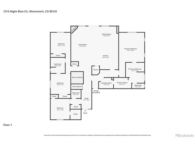 1215 Night Blue Cir, Monument, CO 80132