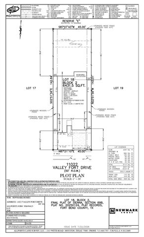 11022 Valley Fort Drive, Missouri City, TX 77459