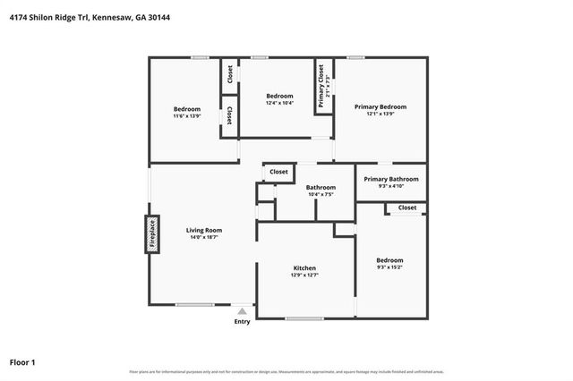 4174 Shiloh Ridge Trail NW, Kennesaw, GA 30144
