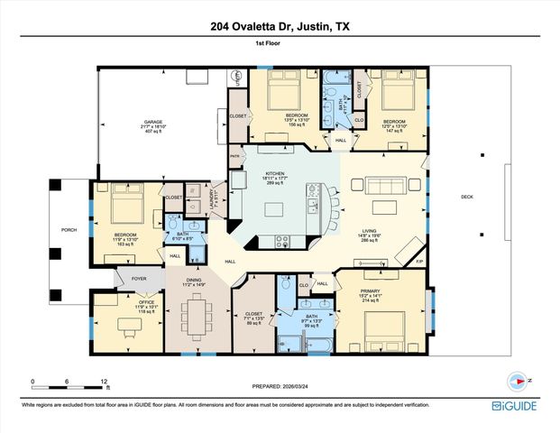 204 Ovaletta Drive, Justin, TX 76247