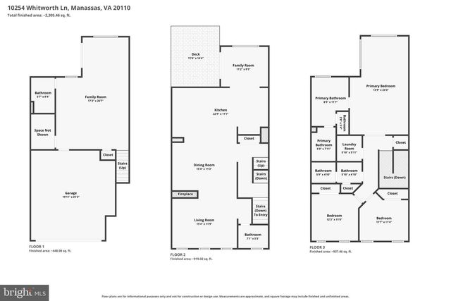 10254 WHITWORTH LN, Manassas, VA 20110