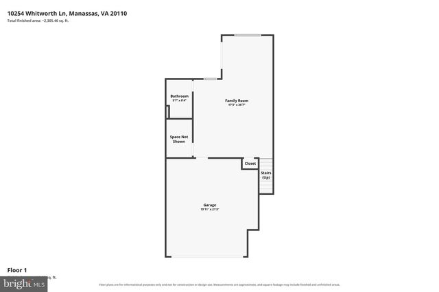 10254 WHITWORTH LN, Manassas, VA 20110
