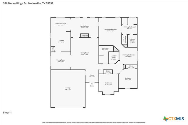 356 Nolan Ridge Drive, Nolanville, TX 76559