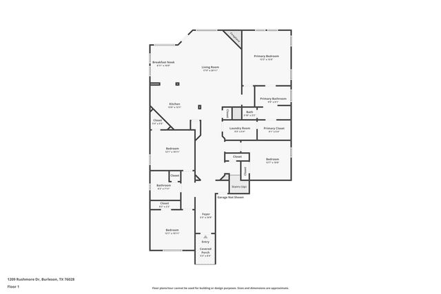 1209 Rushmore Drive, Burleson, TX 76028