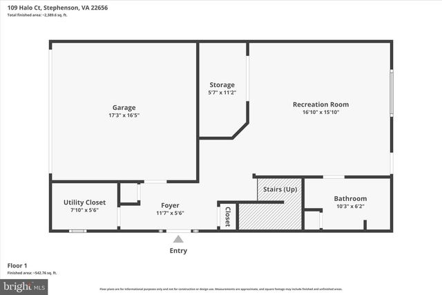 109 HALO CT, Stephenson, VA 22656