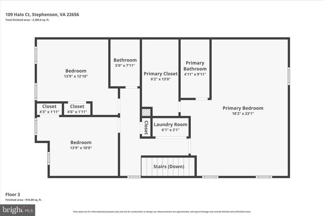 109 HALO CT, Stephenson, VA 22656