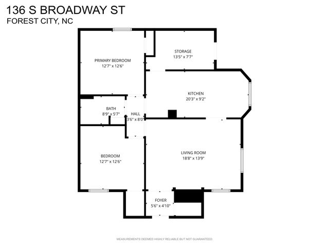 136 S Broadway Street, Forest City, NC 28043