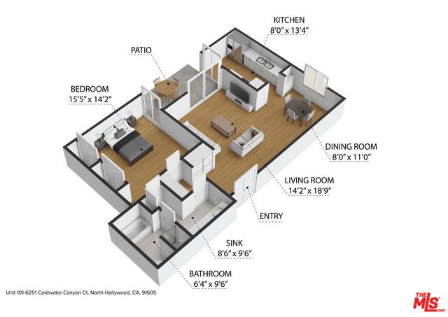 6251 Coldwater Canyon Avenue 101, North Hollywood, CA 91606