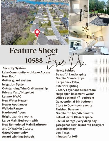 10588 Erie Drive, Crown Point, IN 46307