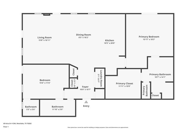 49 Arta Drive 204, Westlake, TX 76262