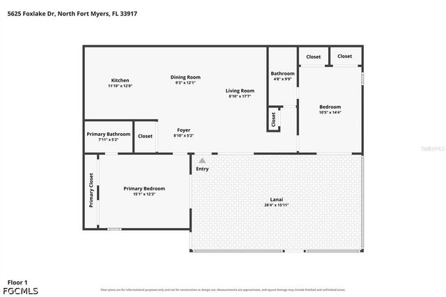 5625 Foxlake DR, North Fort Myers, FL 33917