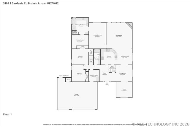 3108 S Gardenia Court, Broken Arrow, OK 74012