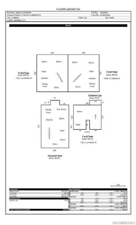 Image 34 of property listing at 7361 7367 LA MESITA PL, La Mesa, CA 91942