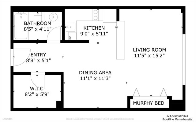 22 Chestnut Pl M3, Brookline, MA 02445