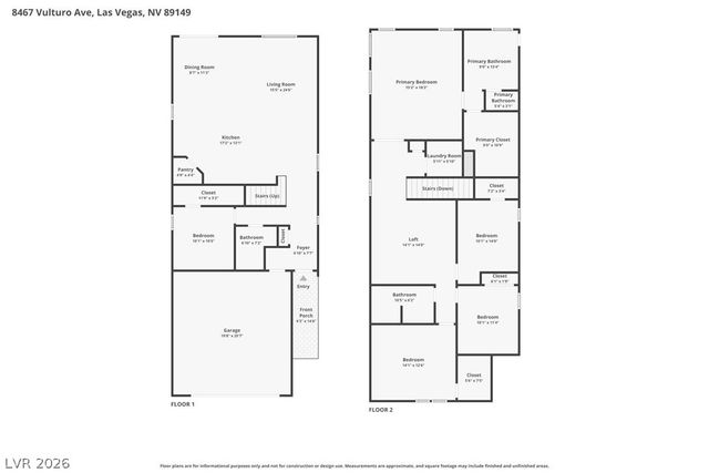 8467 Vulturo Avenue, Las Vegas, NV 89149