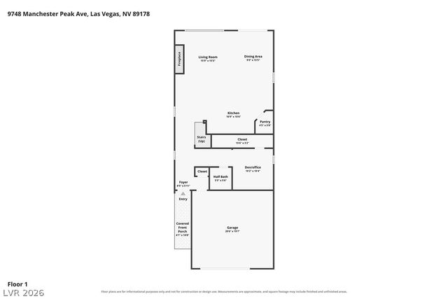 9748 Manchester Peak Avenue, Las Vegas, NV 89178