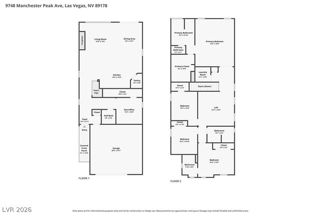 9748 Manchester Peak Avenue, Las Vegas, NV 89178
