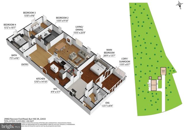 29082 RACCOON FORD RD, Burr Hill, VA 22433