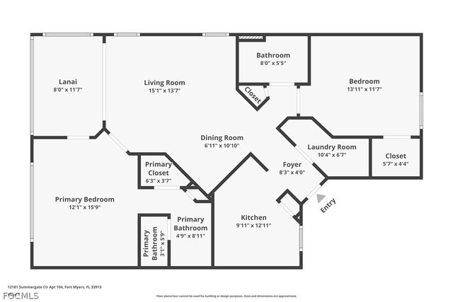 12181 Summergate CIR 104, Fort Myers, FL 33913