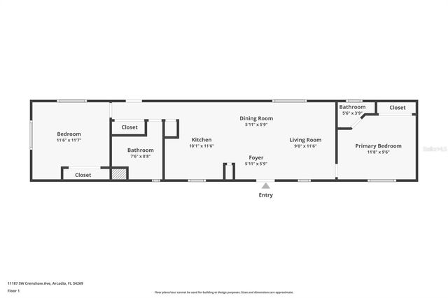 11187 SW CRENSHAW AVENUE, Arcadia, FL 34269