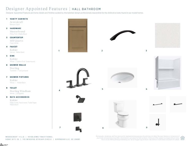 110 Winding Stream Circle Lot 23 Lot 23 Henslows Traditional, Simpsonville, SC 29681