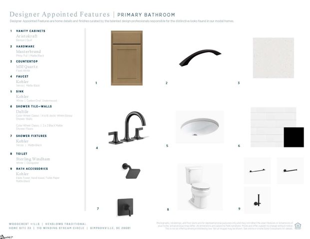 110 Winding Stream Circle Lot 23 Lot 23 Henslows Traditional, Simpsonville, SC 29681