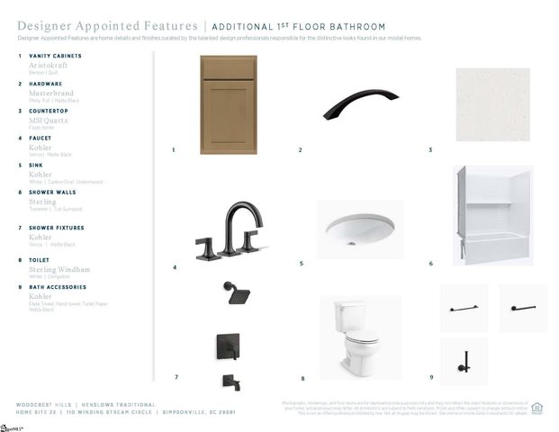 110 Winding Stream Circle Lot 23 Lot 23 Henslows Traditional, Simpsonville, SC 29681