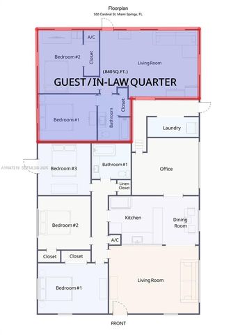 550 Cardinal St, Miami Springs, FL 33166