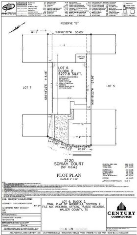 2120 Soriah Court, Brookshire, TX 77423