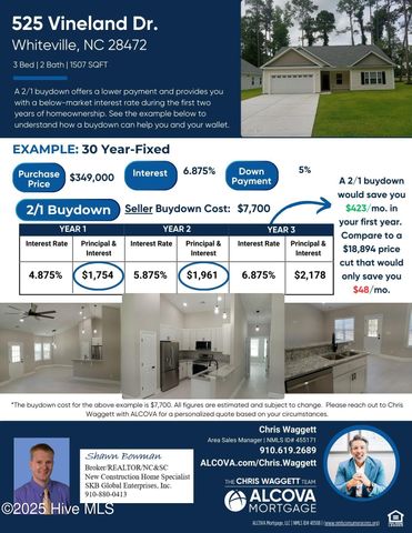 525 Vineland Drive, Whiteville, NC 28472