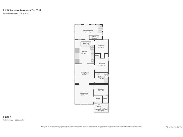32 W 3rd Ave, Denver, CO 80223