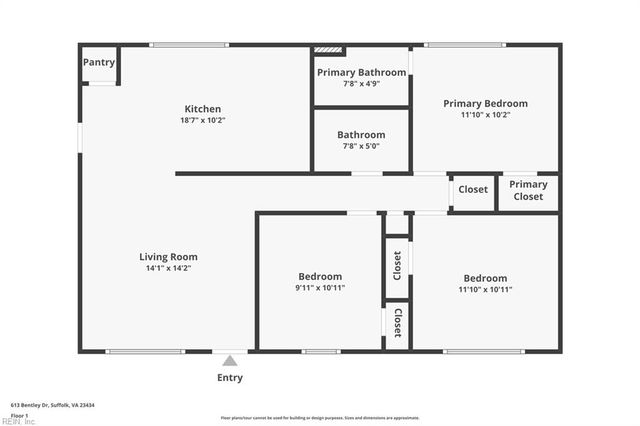 613 Bentley DR, Suffolk, VA 23434