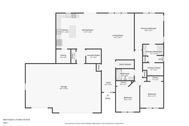 9628 S Sophia COURT, Franklin, WI 53132