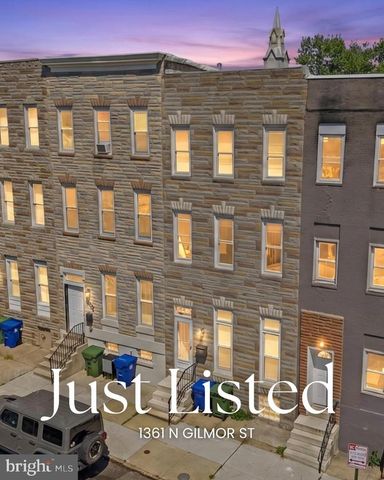 1361 N GILMOR ST, Baltimore, MD 21217