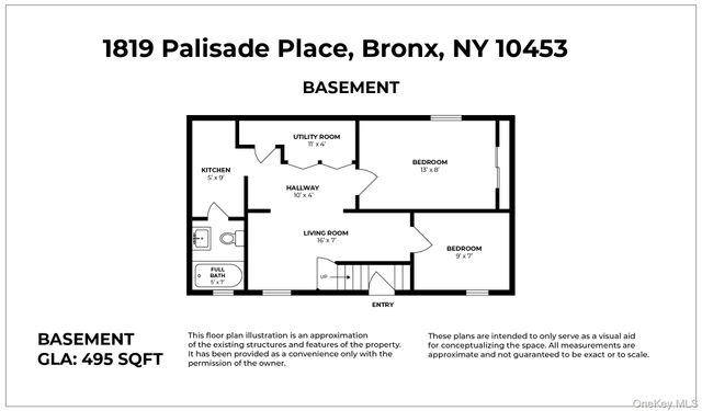1819 Palisade Place, Bronx, NY 10453