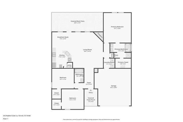 115 Pebble Creek Lane, Terrell, TX 75160