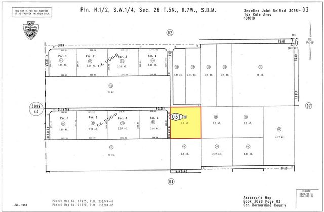 0 Olivera Road, Phelan, CA 92371